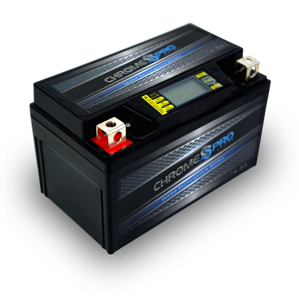 YTX7A-BS Chrome Pro Series iGel Battery