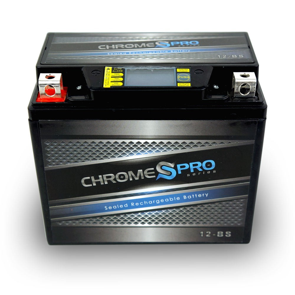 YTX12-BS Chrome Pro Series iGel Battery by Chrome Pro Battery –  chromeprobattery