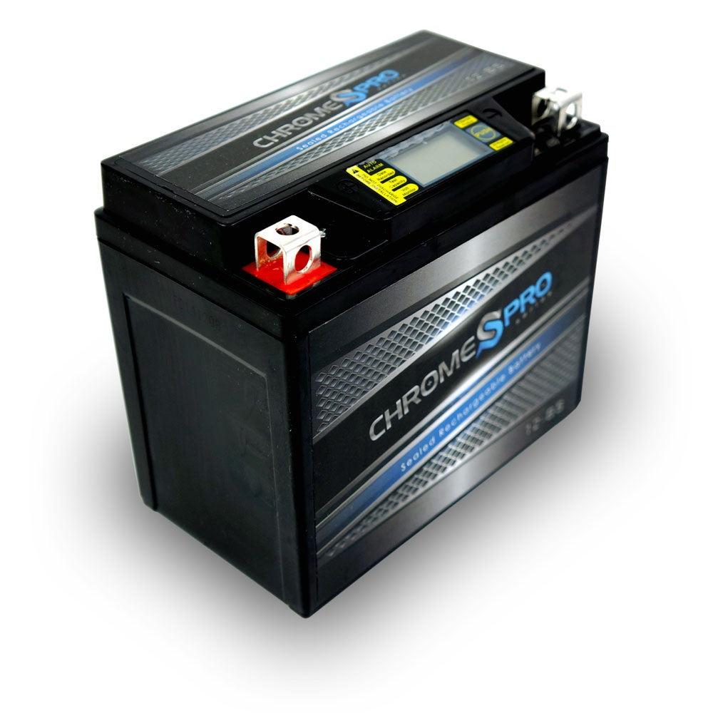 YTX12-BS Chrome Pro Series iGel Battery
