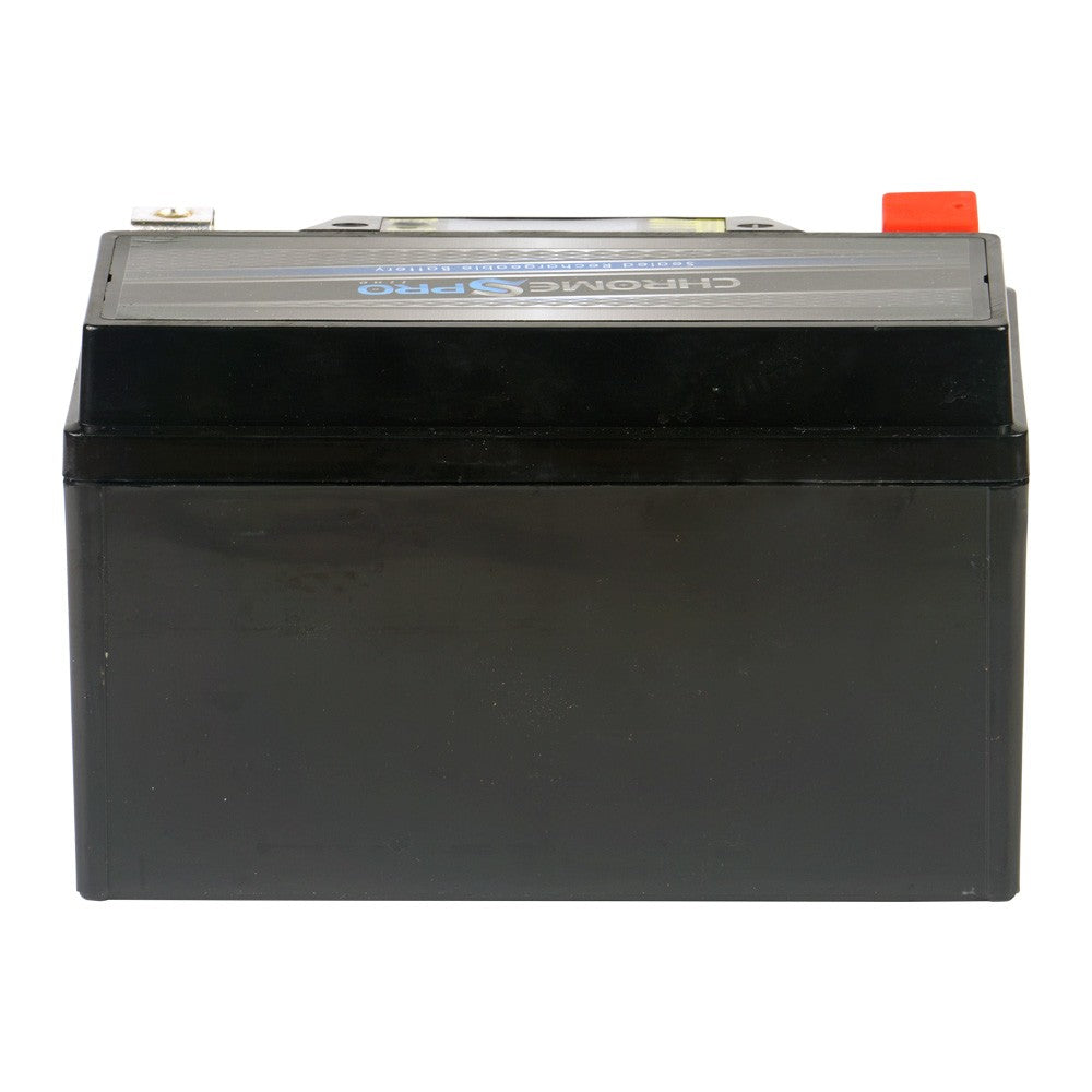 YTZ10S-BS Chrome Pro Series iGel Battery