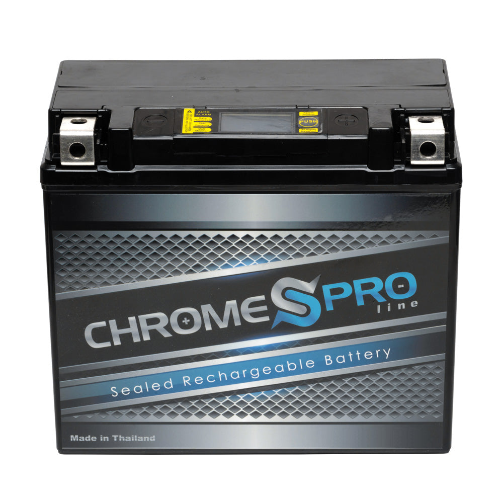 YTX20HL-BS Chrome Pro Series iGel Battery