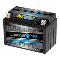 YTX9-BS Chrome Pro Series iGel Battery