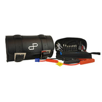 Rescue Elite Jump Starter - Chrome Pro Series with Leather Powersport Tool Bag