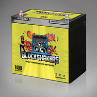 12V 55AH (1400 Watts) High Performance Car Audio Battery