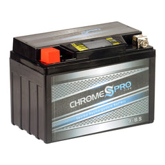 YTX9-BS Chrome Pro Series iGel Battery